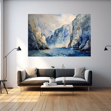 Sea Cliff Painting